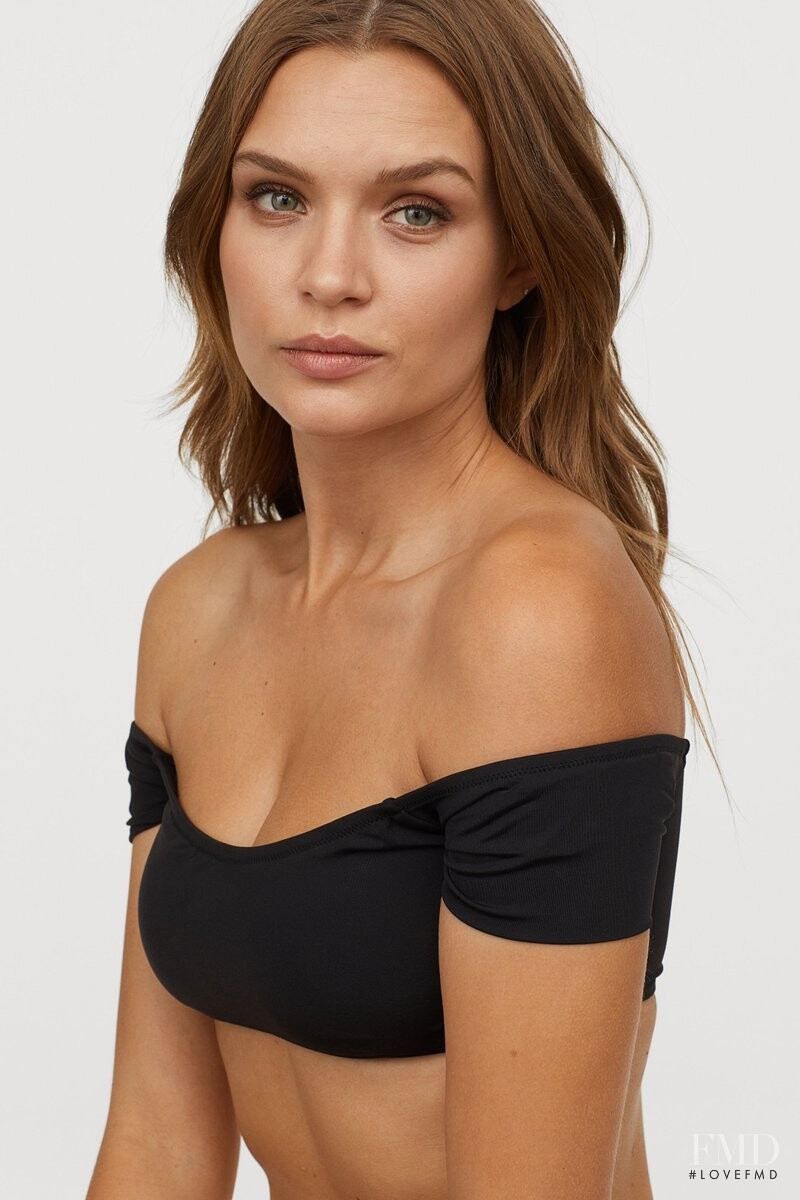 Josephine Skriver featured in  the H&M Swimwear catalogue for Spring/Summer 2019