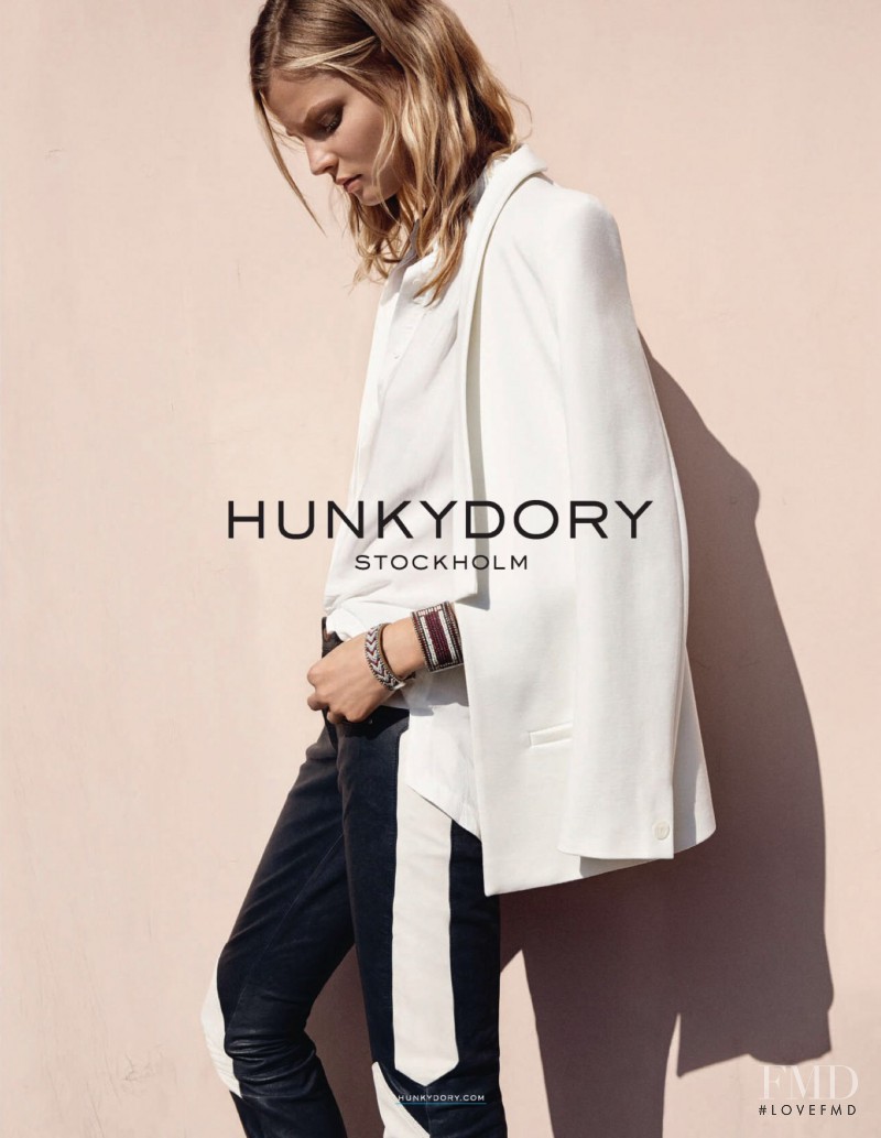 Magdalena Frackowiak featured in  the Hunkydory advertisement for Spring/Summer 2014