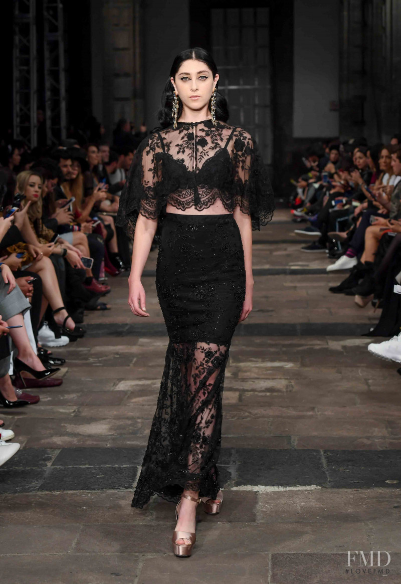 Anel Rodriguez featured in  the Azulay fashion show for Spring/Summer 2019