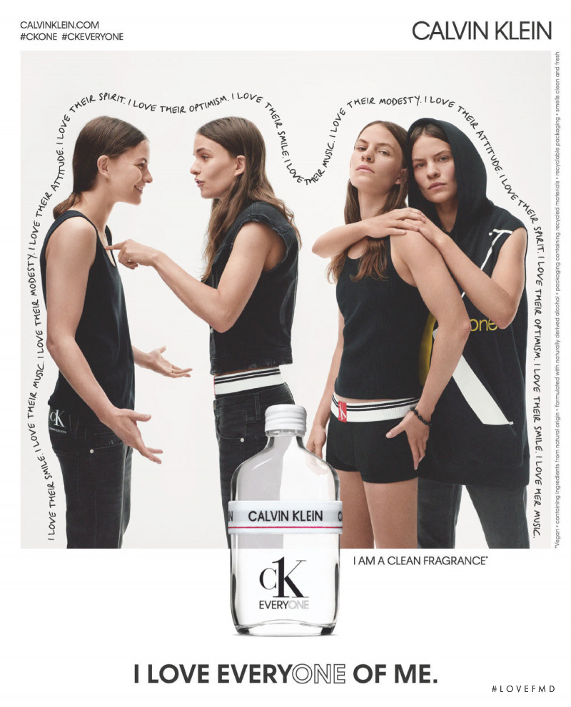 Calvin Klein Fragrance I Love EveryOne Of Me. advertisement for Spring/Summer 2020