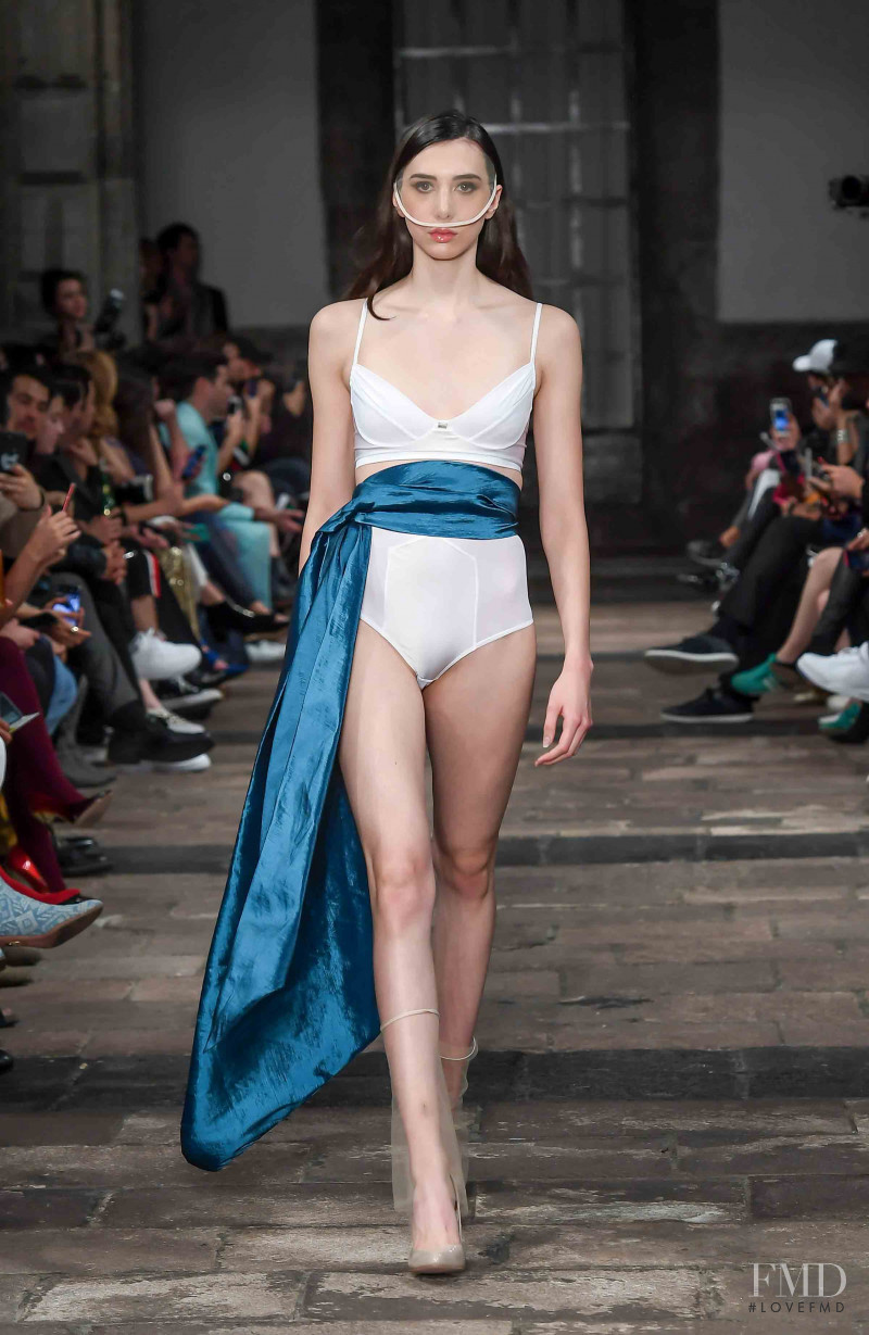 Cristina Torres featured in  the Hua Lingerie fashion show for Spring/Summer 2019