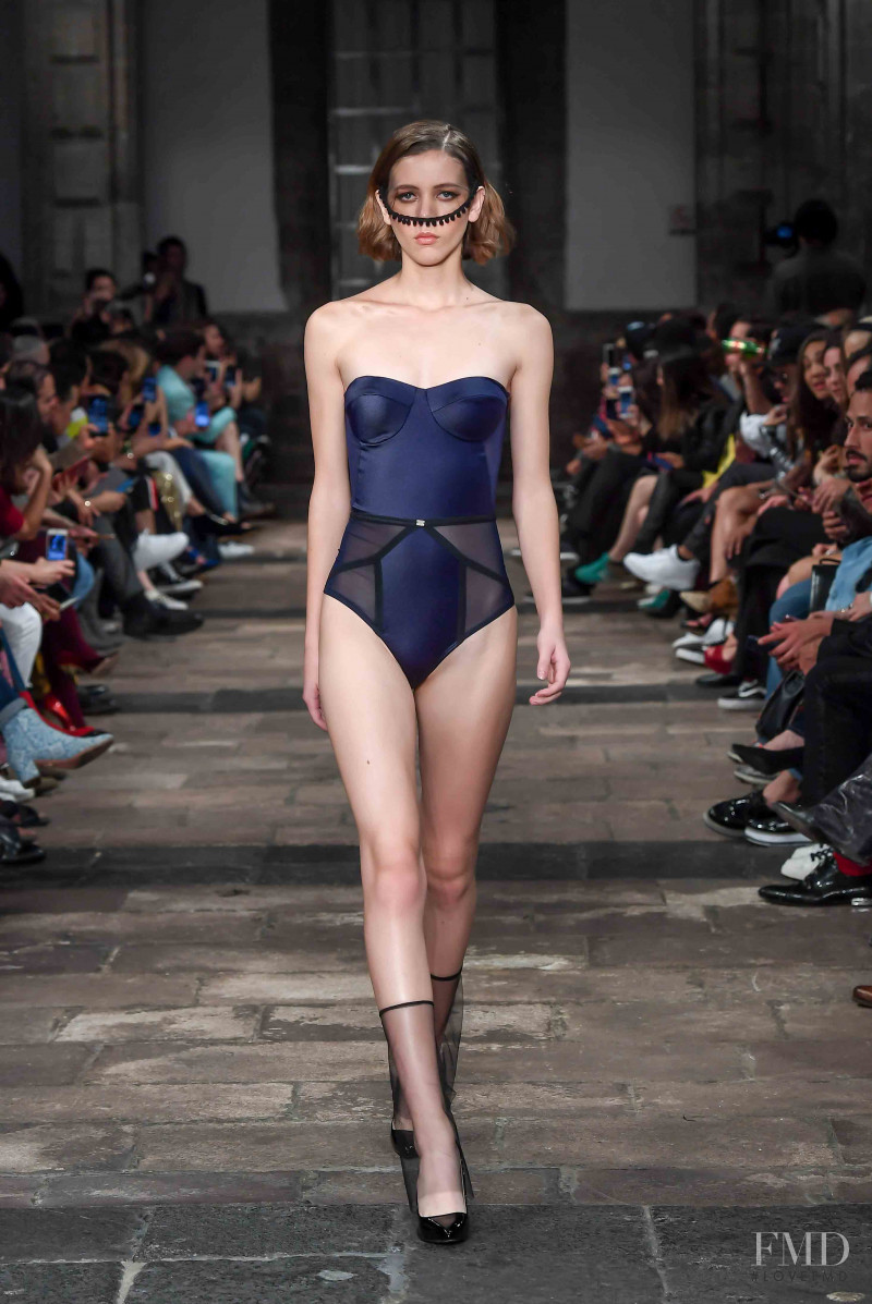 Sarah Cano featured in  the Hua Lingerie fashion show for Spring/Summer 2019