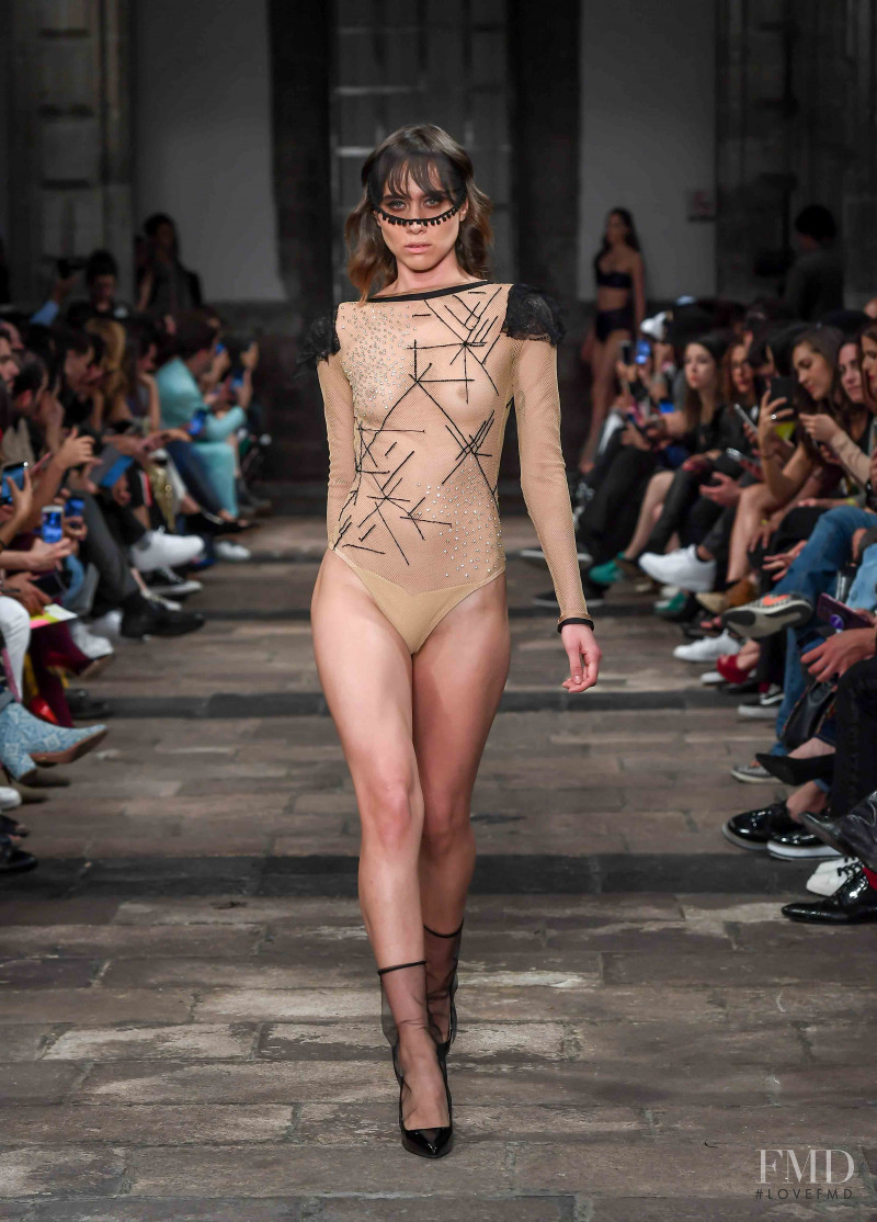 Daniella Valdez featured in  the Hua Lingerie fashion show for Spring/Summer 2019