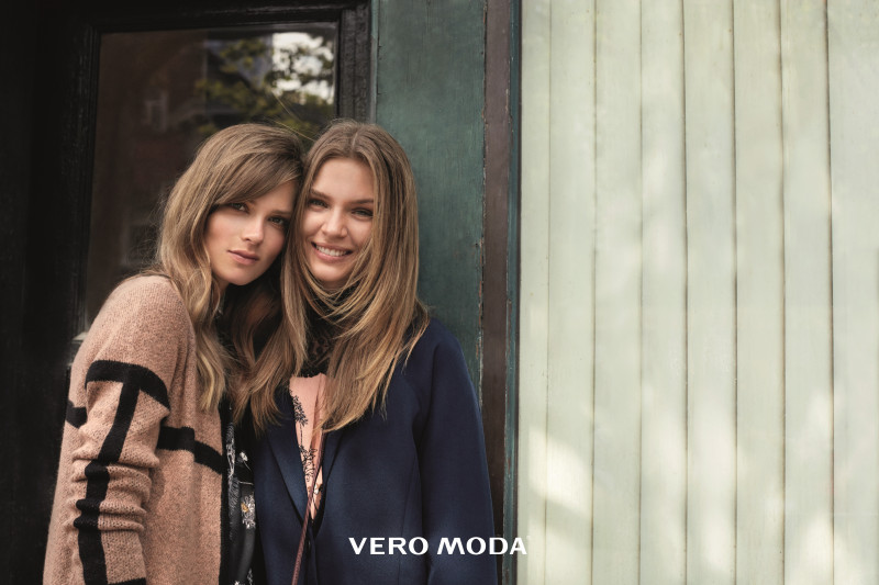 Josephine Skriver featured in  the Vero Moda advertisement for Winter 2016