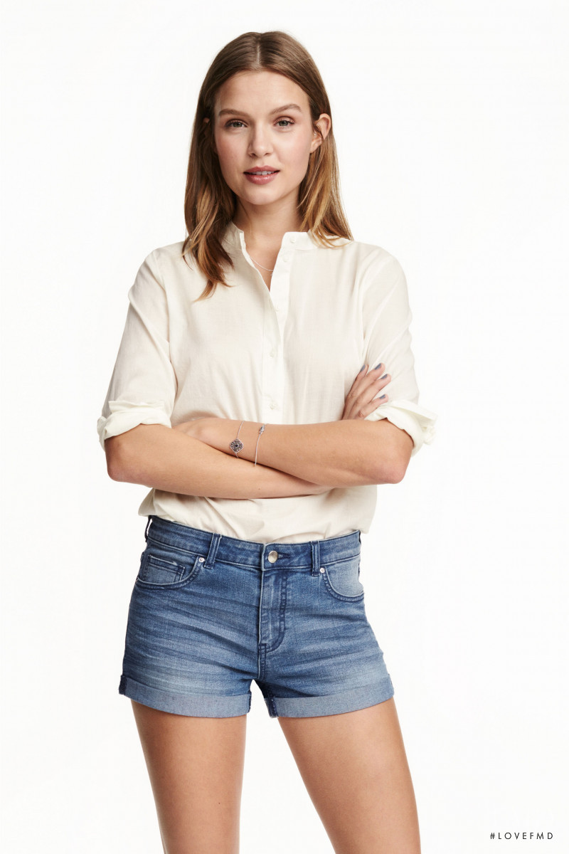 Josephine Skriver featured in  the H&M catalogue for Spring 2016