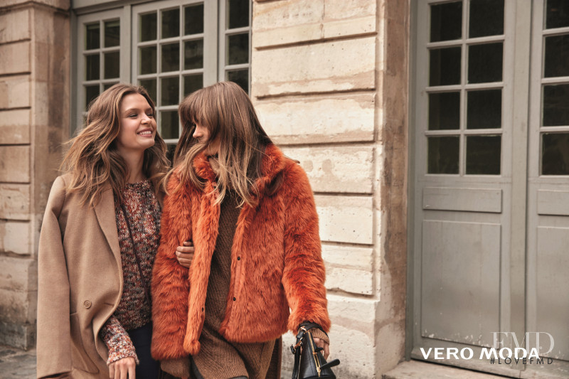 Josephine Skriver featured in  the Vero Moda advertisement for Fall 2016