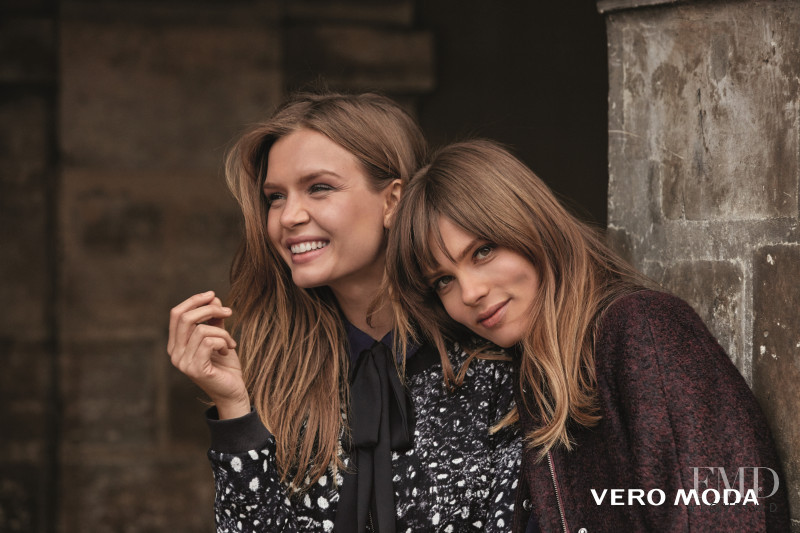 Josephine Skriver featured in  the Vero Moda advertisement for Fall 2016