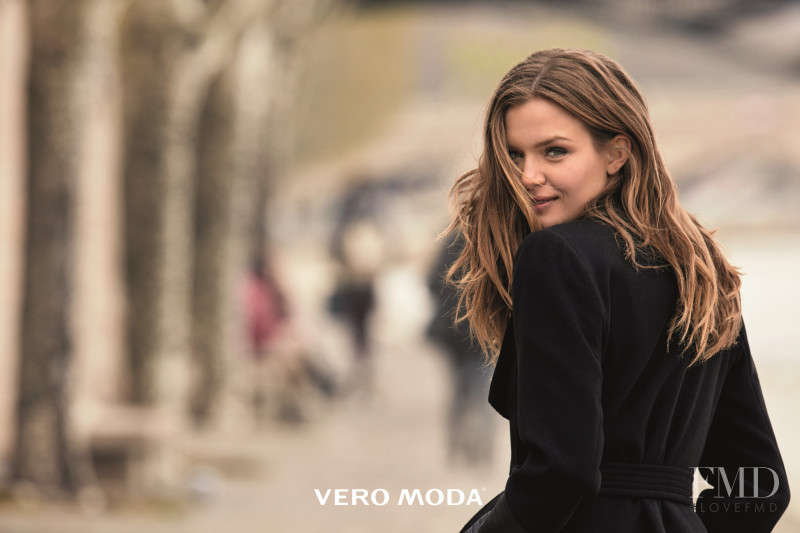 Josephine Skriver featured in  the Vero Moda advertisement for Fall 2016