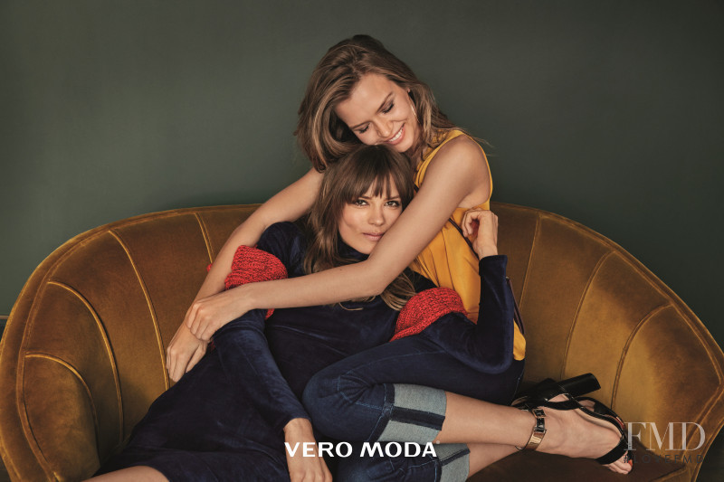 Josephine Skriver featured in  the Vero Moda advertisement for Fall 2016