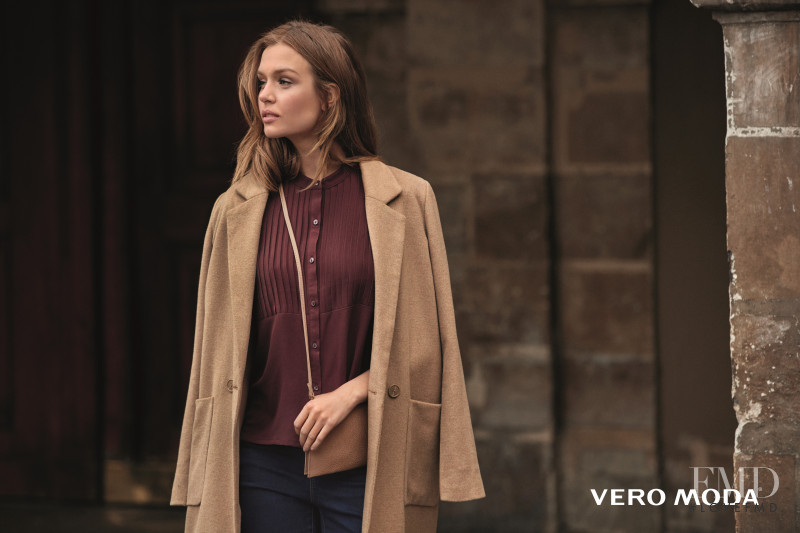 Josephine Skriver featured in  the Vero Moda advertisement for Fall 2016