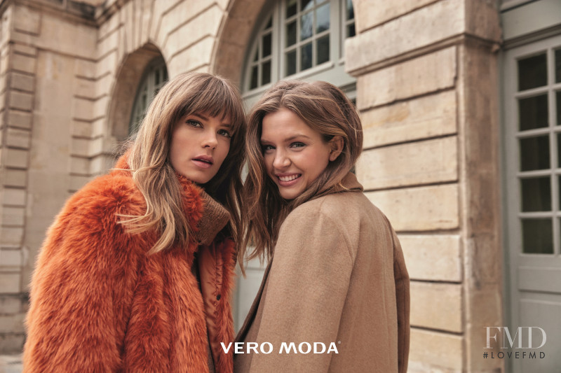 Josephine Skriver featured in  the Vero Moda advertisement for Fall 2016