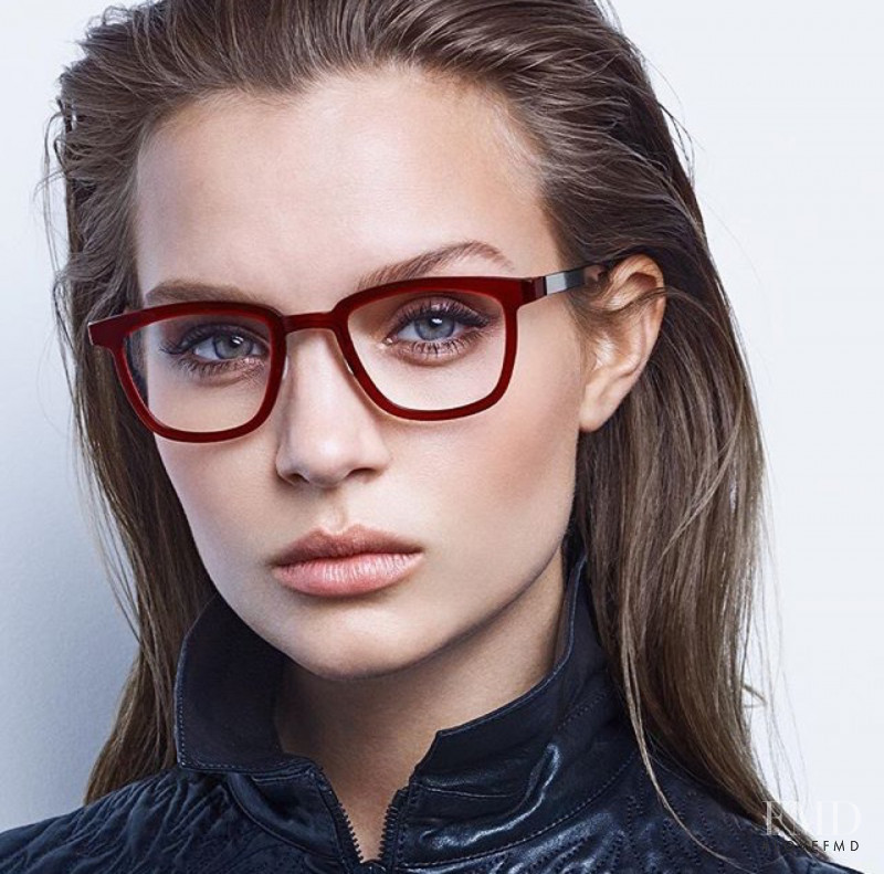 Josephine Skriver featured in  the Lindberg Eyewear advertisement for Spring/Summer 2016