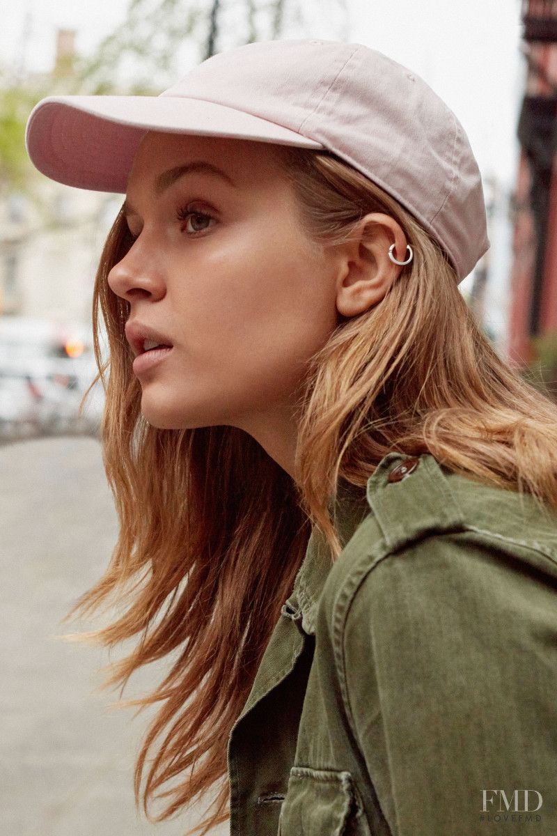 Josephine Skriver featured in  the Urban Outfitters Nice + Simple lookbook for Pre-Fall 2016