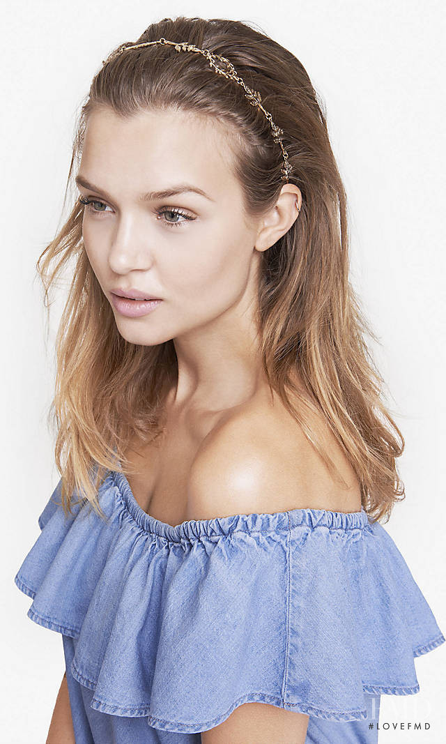 Josephine Skriver featured in  the Express catalogue for Autumn/Winter 2015