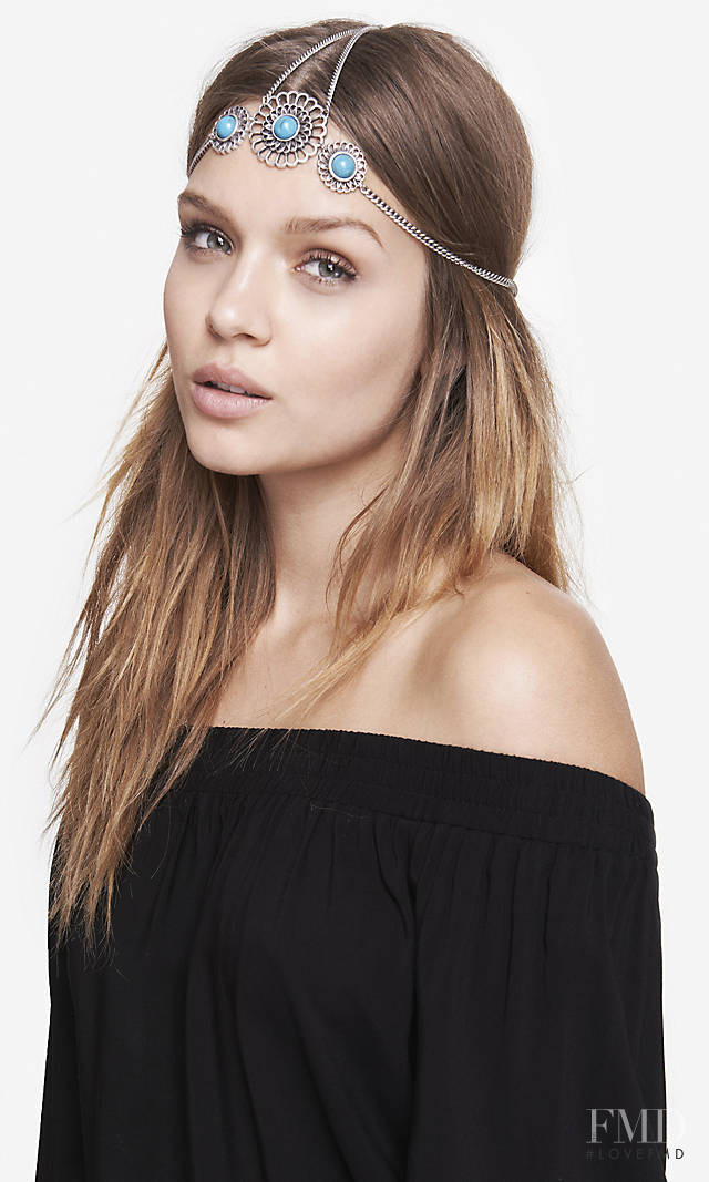 Josephine Skriver featured in  the Express catalogue for Autumn/Winter 2015