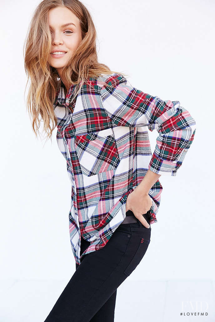 Josephine Skriver featured in  the Urban Outfitters catalogue for Autumn/Winter 2015