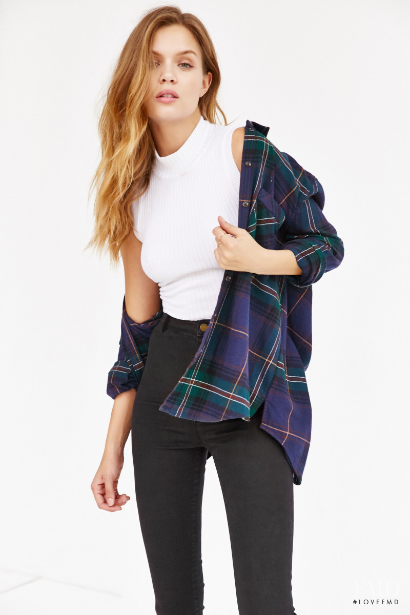 Josephine Skriver featured in  the Urban Outfitters catalogue for Autumn/Winter 2015