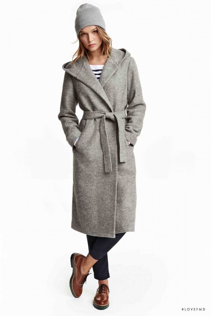 Josephine Skriver featured in  the H&M catalogue for Autumn/Winter 2015