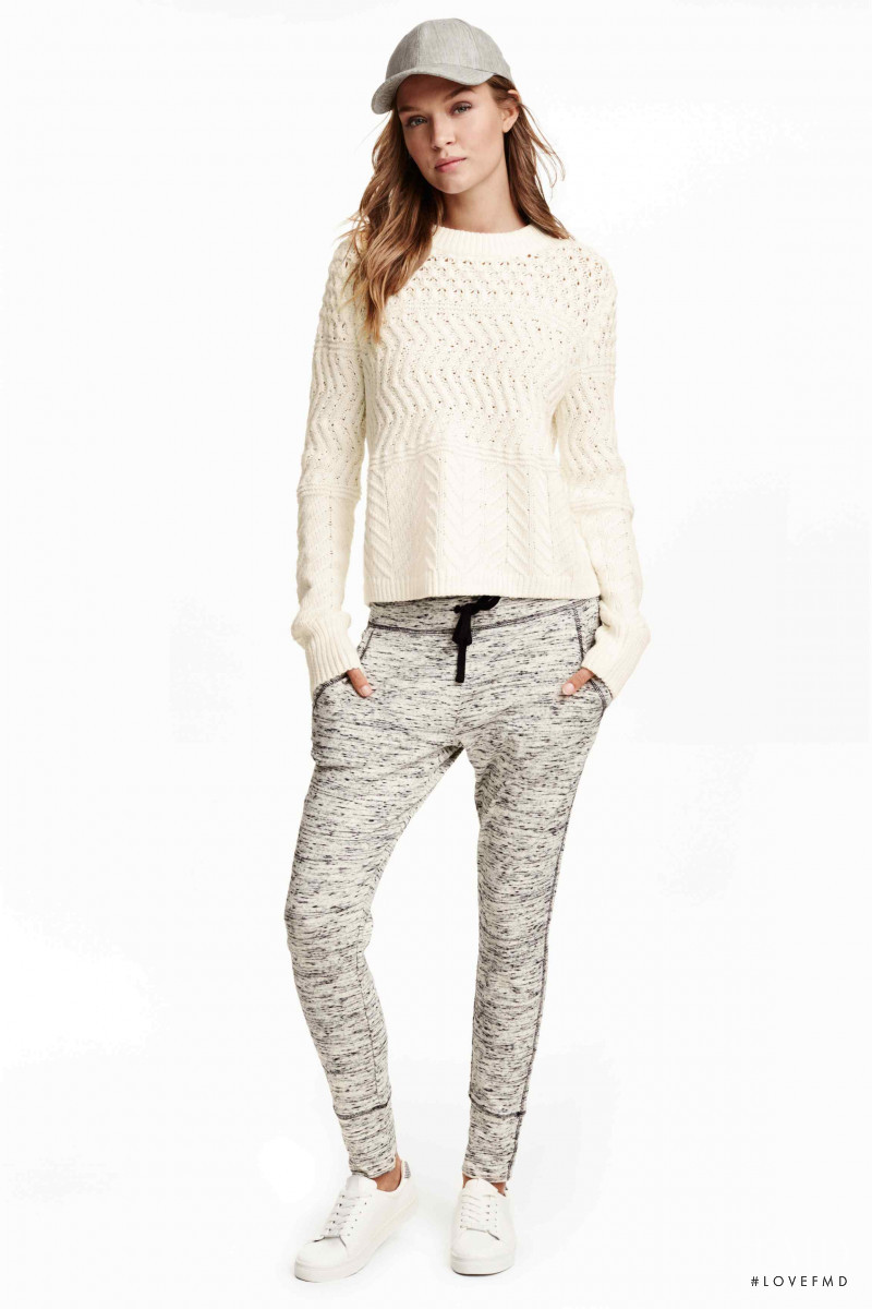 Josephine Skriver featured in  the H&M catalogue for Autumn/Winter 2015