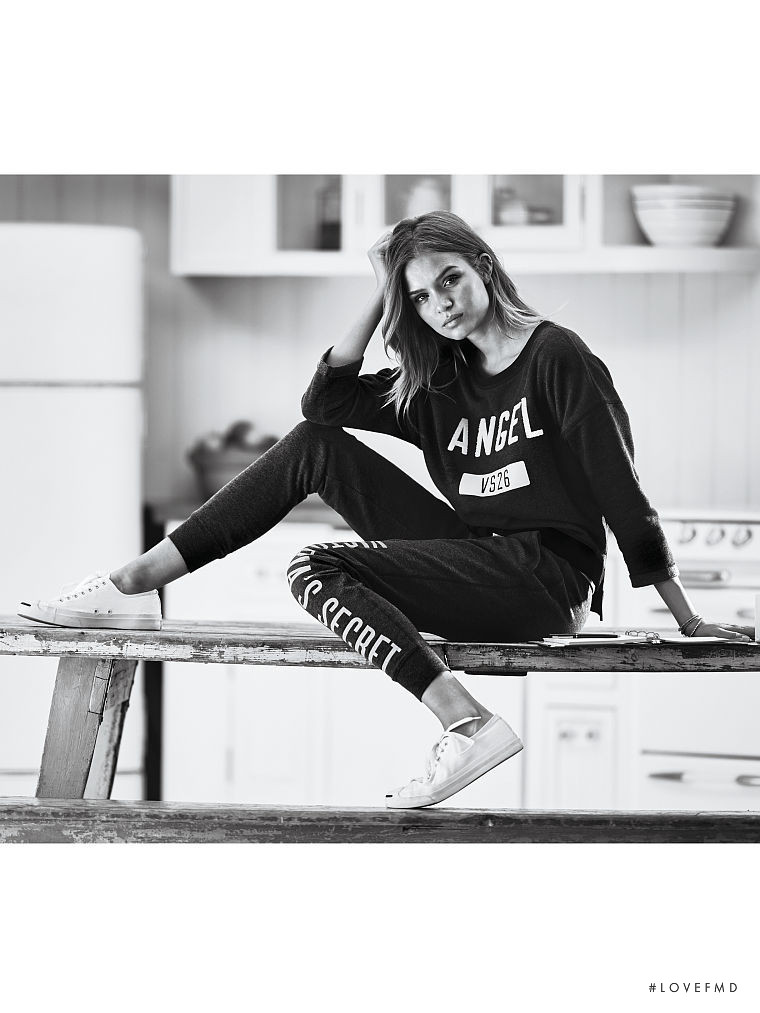 Josephine Skriver featured in  the Victoria\'s Secret Clothing catalogue for Autumn/Winter 2015