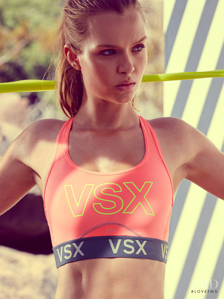 Josephine Skriver featured in  the Victoria\'s Secret VSX catalogue for Autumn/Winter 2015