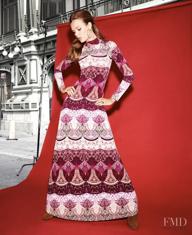 Josephine Skriver featured in  the New York & Company advertisement for Autumn/Winter 2015