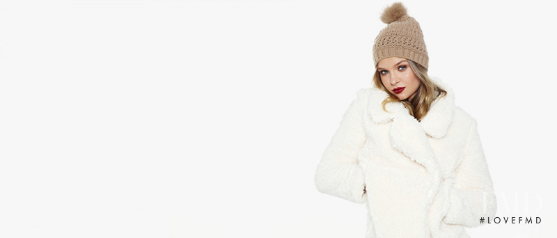 Josephine Skriver featured in  the REVOLVE advertisement for Holiday 2015