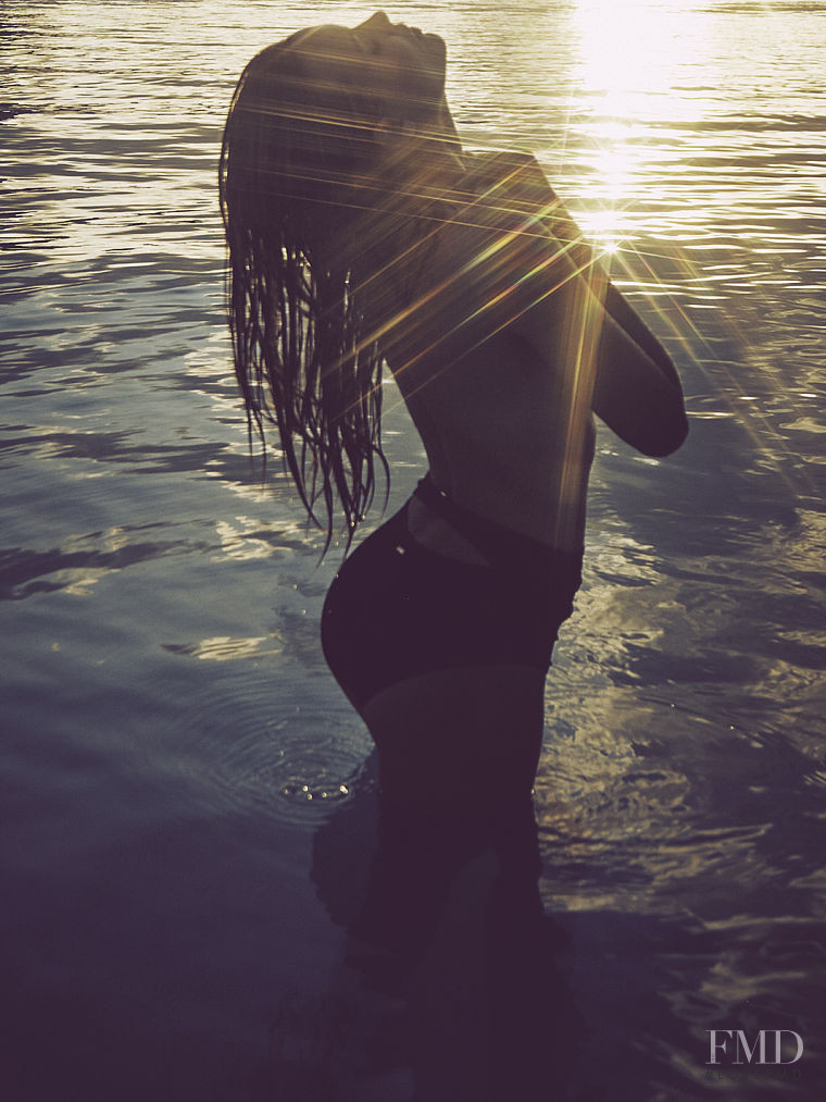 Josephine Skriver featured in  the Victoria\'s Secret Swim catalogue for Autumn/Winter 2015