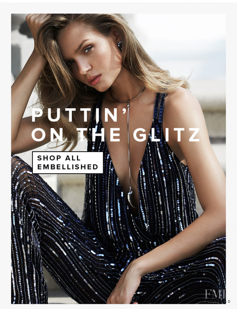 Josephine Skriver featured in  the REVOLVE advertisement for Winter 2015