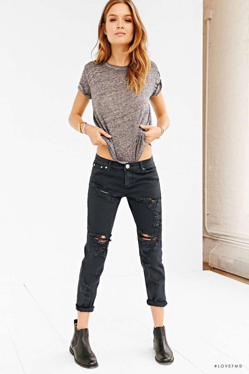 Josephine Skriver featured in  the Urban Outfitters catalogue for Spring/Summer 2015