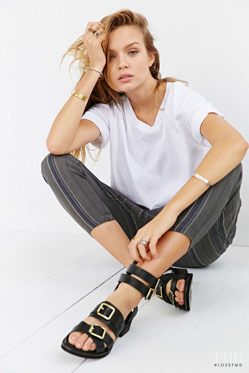 Josephine Skriver featured in  the Urban Outfitters catalogue for Spring/Summer 2015