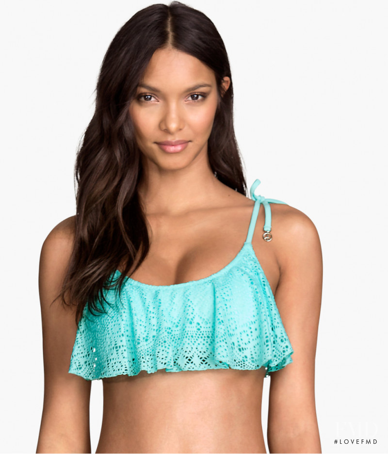 Lais Ribeiro featured in  the H&M Swimwear catalogue for Spring/Summer 2015