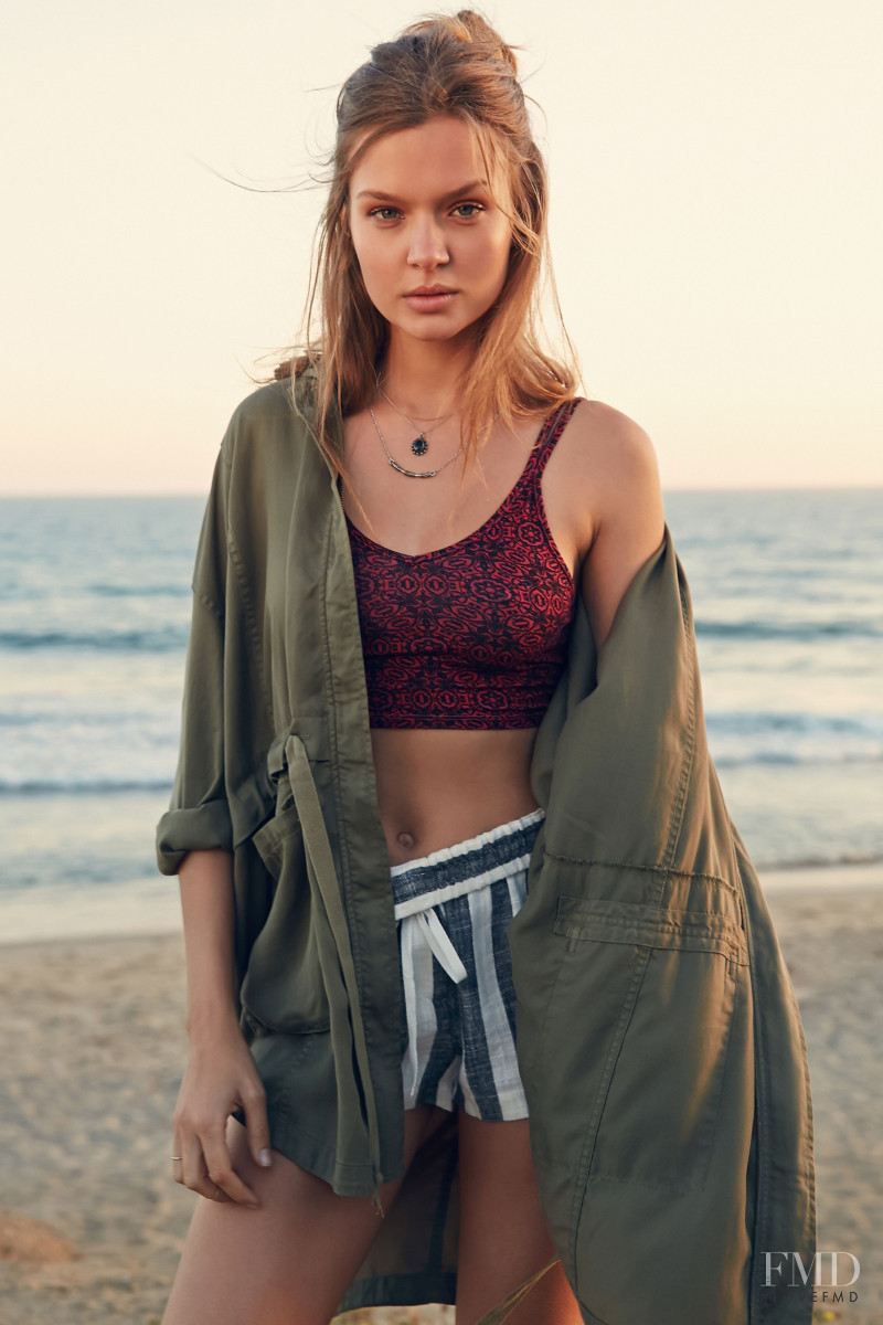 Josephine Skriver featured in  the Urban Outfitters lookbook for Spring/Summer 2015
