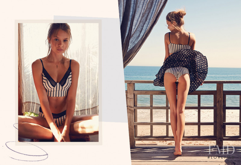 Josephine Skriver featured in  the Urban Outfitters lookbook for Spring/Summer 2015