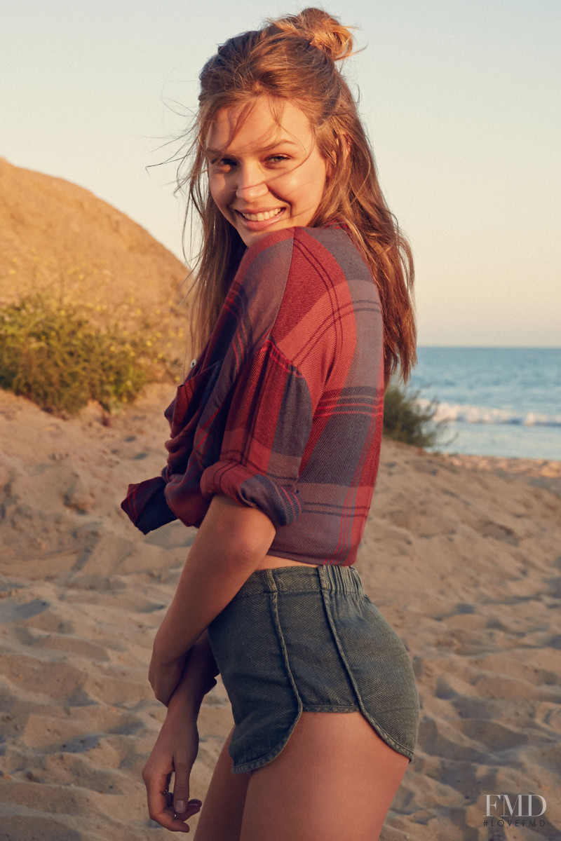 Josephine Skriver featured in  the Urban Outfitters lookbook for Spring/Summer 2015