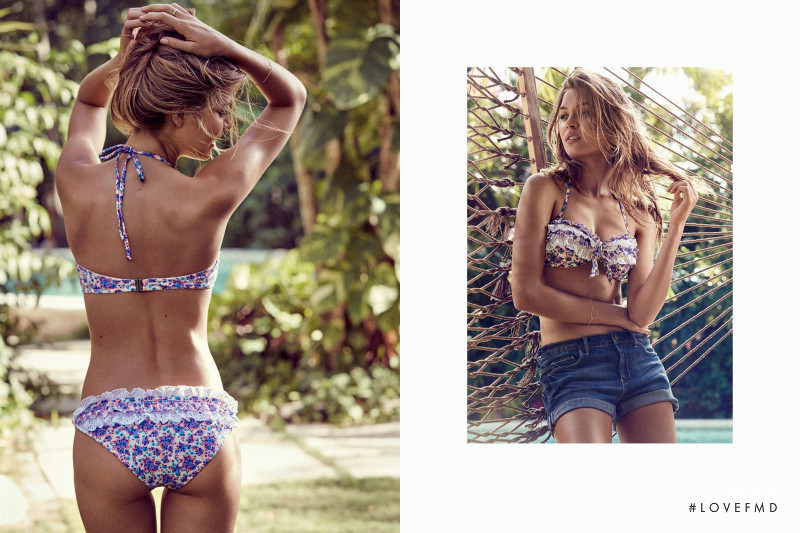 Josephine Skriver featured in  the H&M lookbook for Summer 2015
