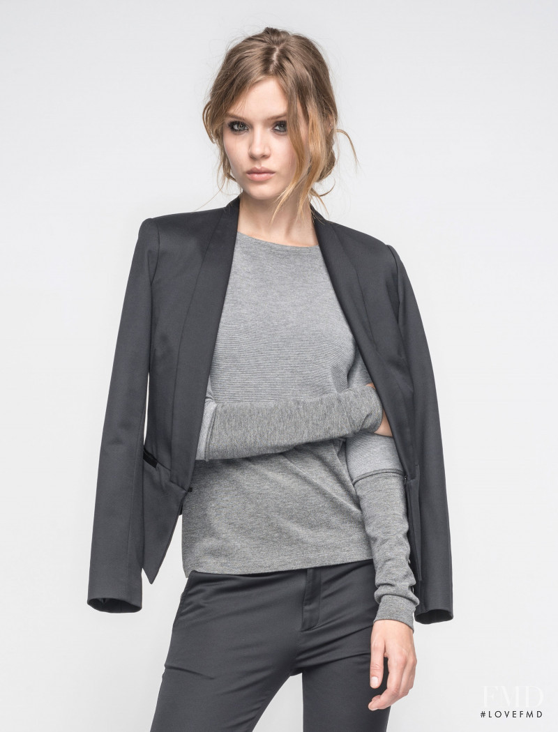 Josephine Skriver featured in  the Andrew Marc catalogue for Autumn/Winter 2014