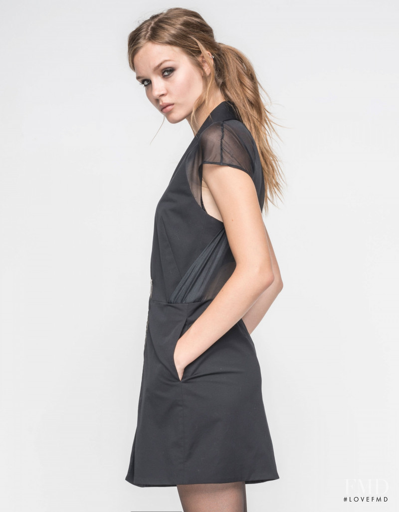 Josephine Skriver featured in  the Andrew Marc catalogue for Autumn/Winter 2014