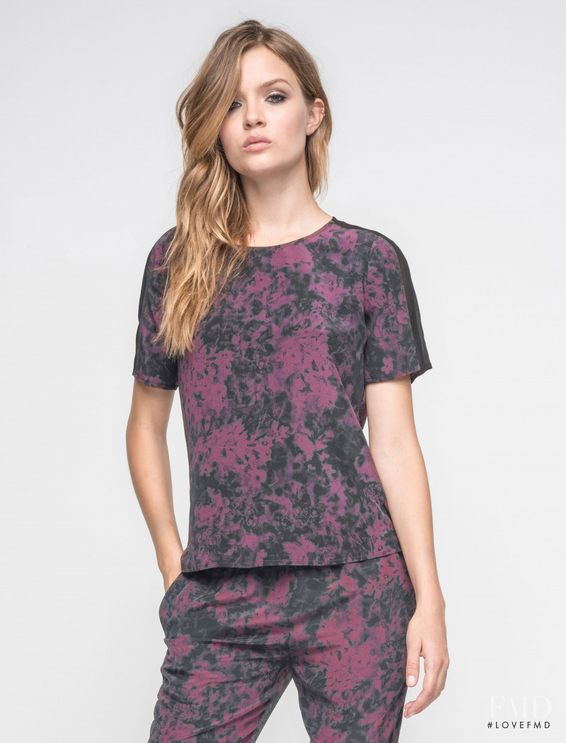 Josephine Skriver featured in  the Andrew Marc catalogue for Autumn/Winter 2014