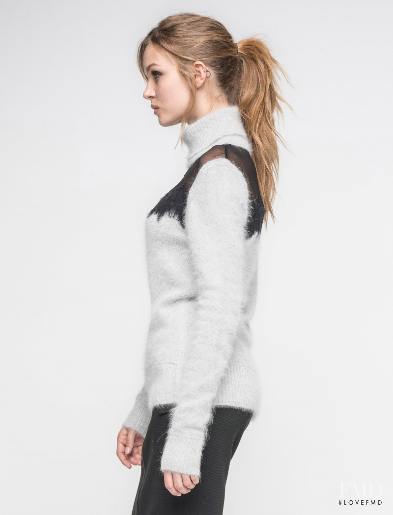 Josephine Skriver featured in  the Andrew Marc catalogue for Autumn/Winter 2014