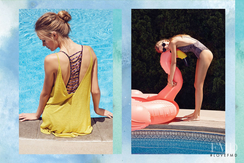 Josephine Skriver featured in  the Urban Outfitters lookbook for Summer 2015