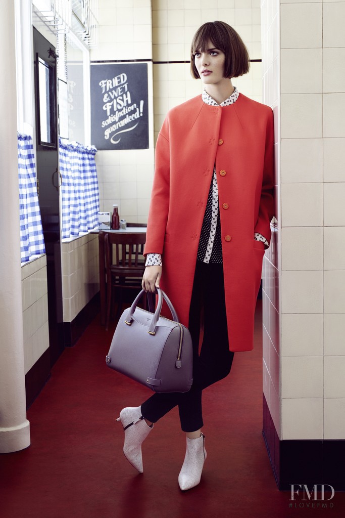 Sam Rollinson featured in  the L.K. Bennett advertisement for Spring/Summer 2014