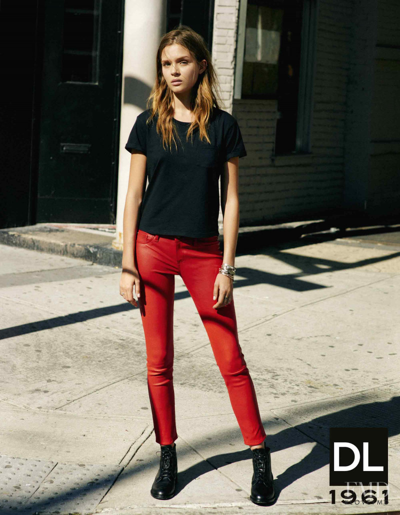 Josephine Skriver featured in  the DL1961 advertisement for Autumn/Winter 2015