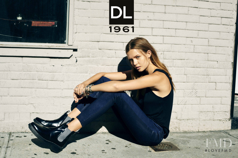 Josephine Skriver featured in  the DL1961 advertisement for Autumn/Winter 2015