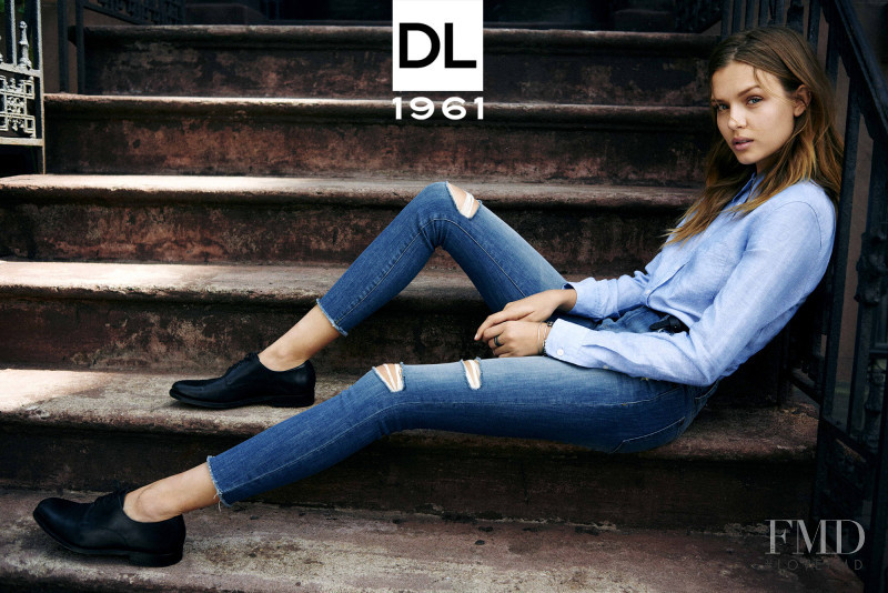 Josephine Skriver featured in  the DL1961 advertisement for Autumn/Winter 2015