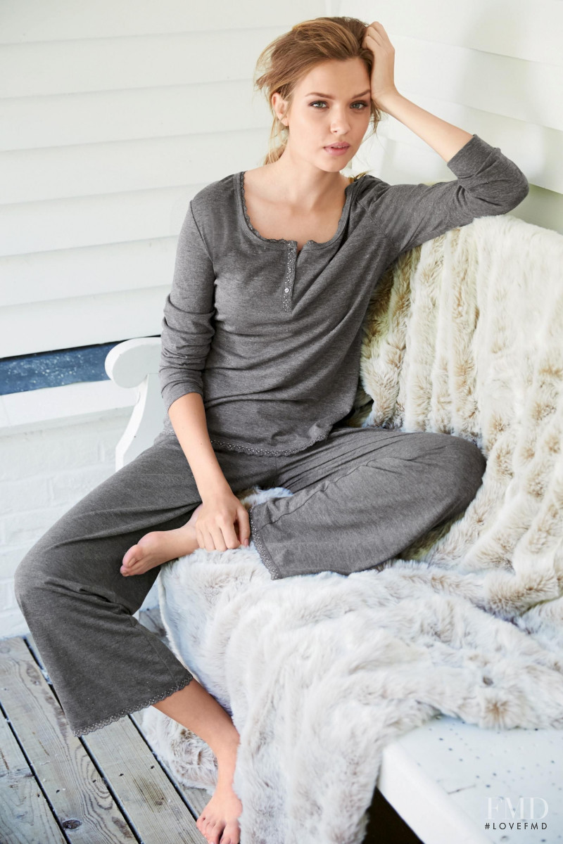Josephine Skriver featured in  the Next Sleepwear catalogue for Autumn/Winter 2014