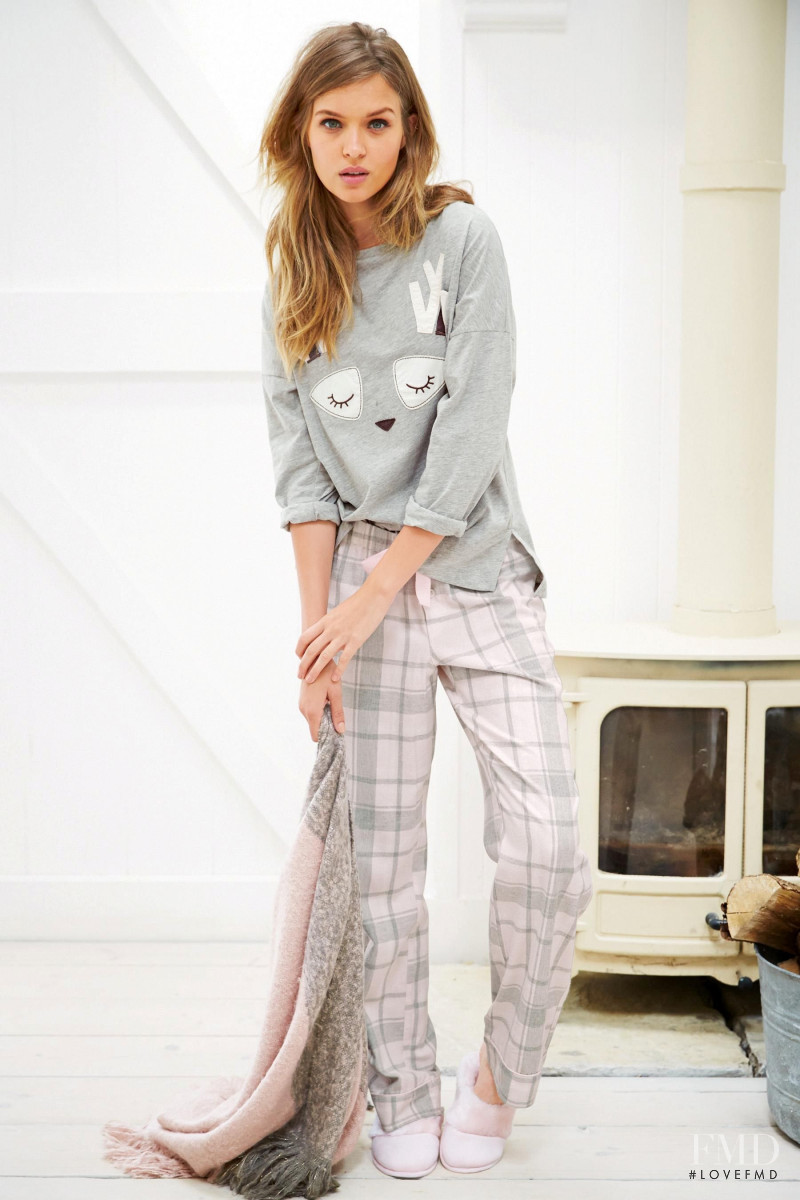 Josephine Skriver featured in  the Next Sleepwear catalogue for Autumn/Winter 2014