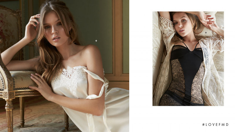 Josephine Skriver featured in  the REVOLVE catalogue for Holiday 2014
