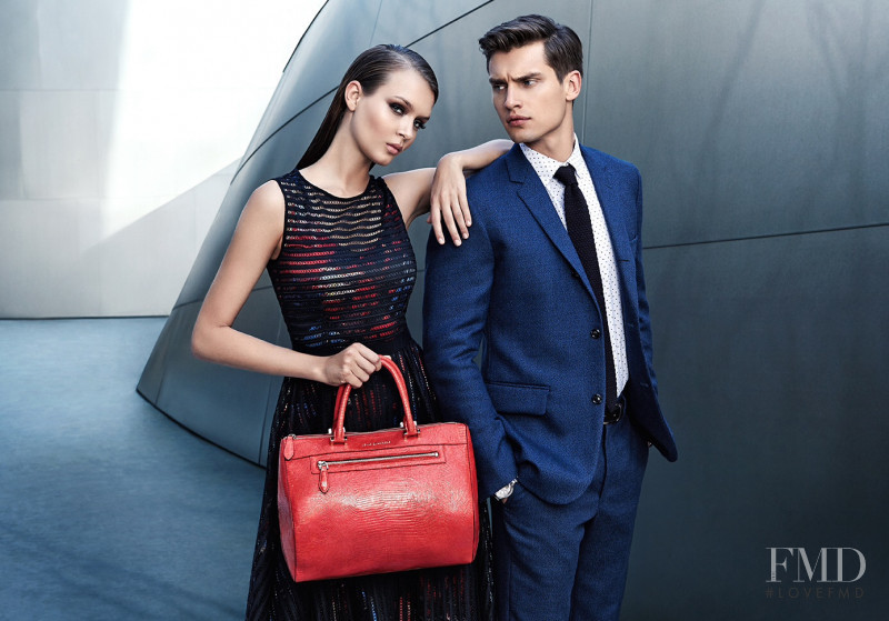 Josephine Skriver featured in  the Louis Quatorze advertisement for Autumn/Winter 2014