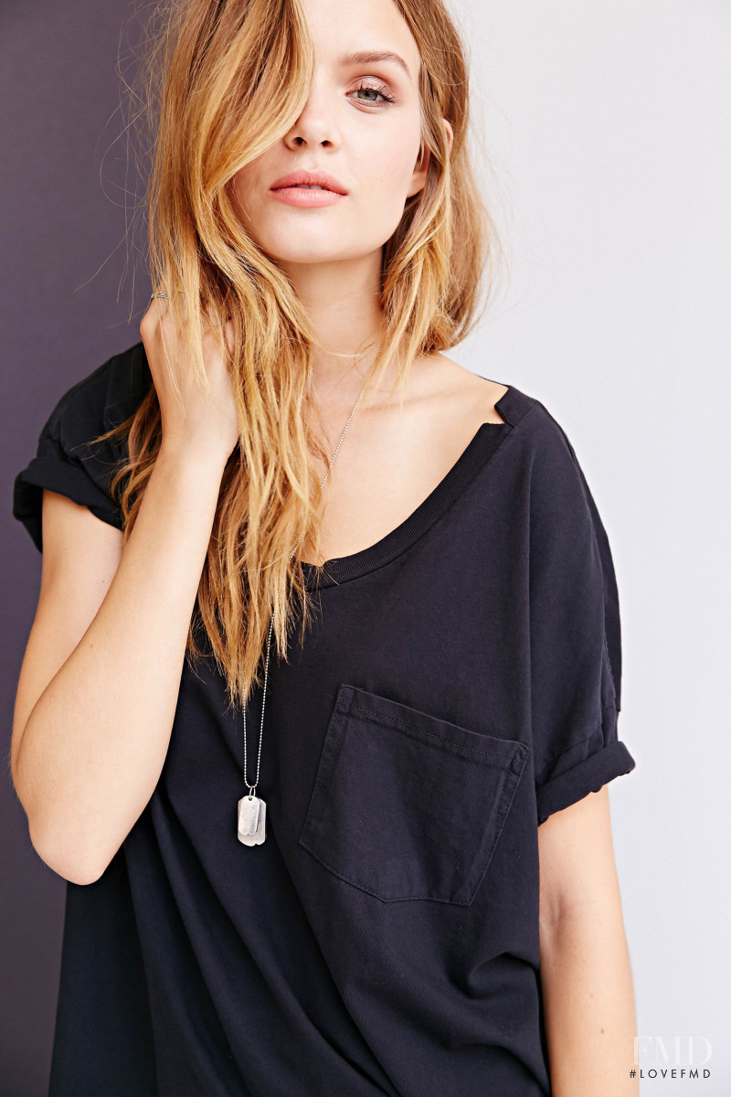 Josephine Skriver featured in  the Urban Outfitters catalogue for Autumn/Winter 2014